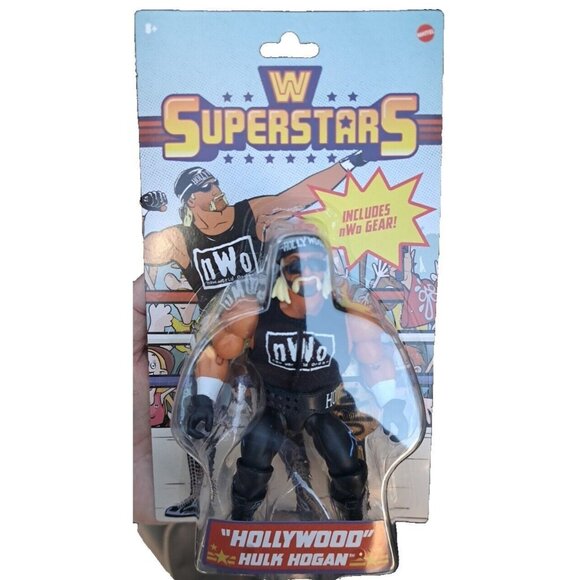 WWE Superstars Series 1 "Hollywood" Hulk Hogan Figure With nWo Gear - Picture 1 of 3